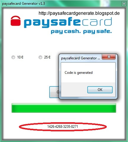paysafe code generator